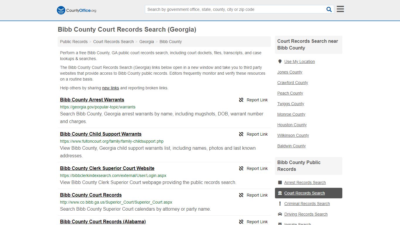 Court Records Search - Bibb County, GA (Adoptions ...